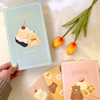 cafe teddy A5スリムノート 「ケーキ」