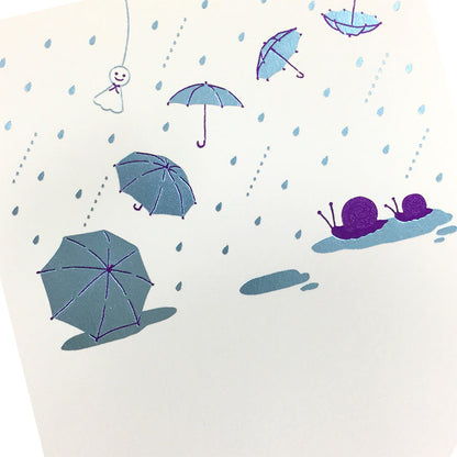 こよみシリーズ ポストカード 「6月雨ふり」