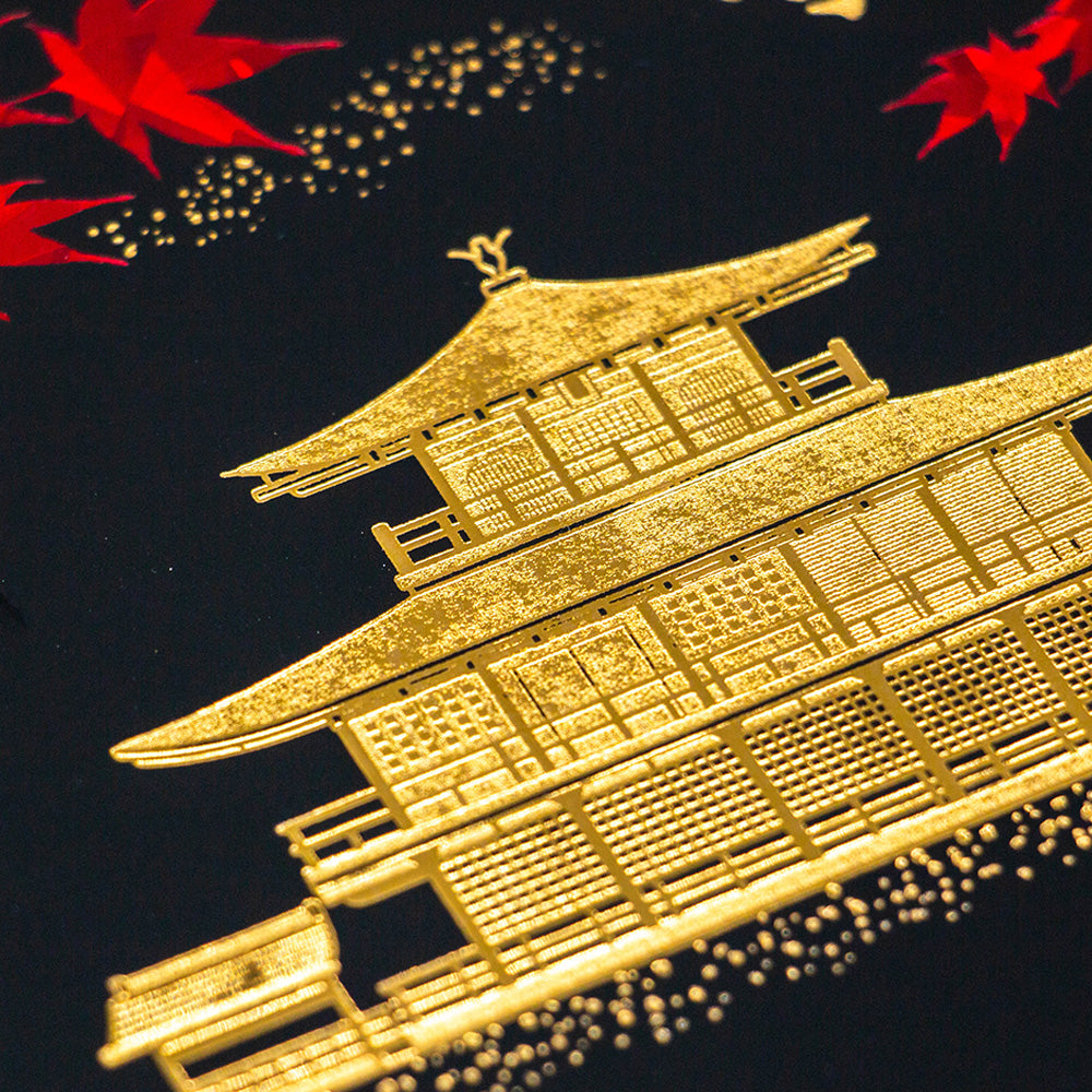 日本名所シリーズ 金閣寺（鹿苑寺）ポストカード 「秋」