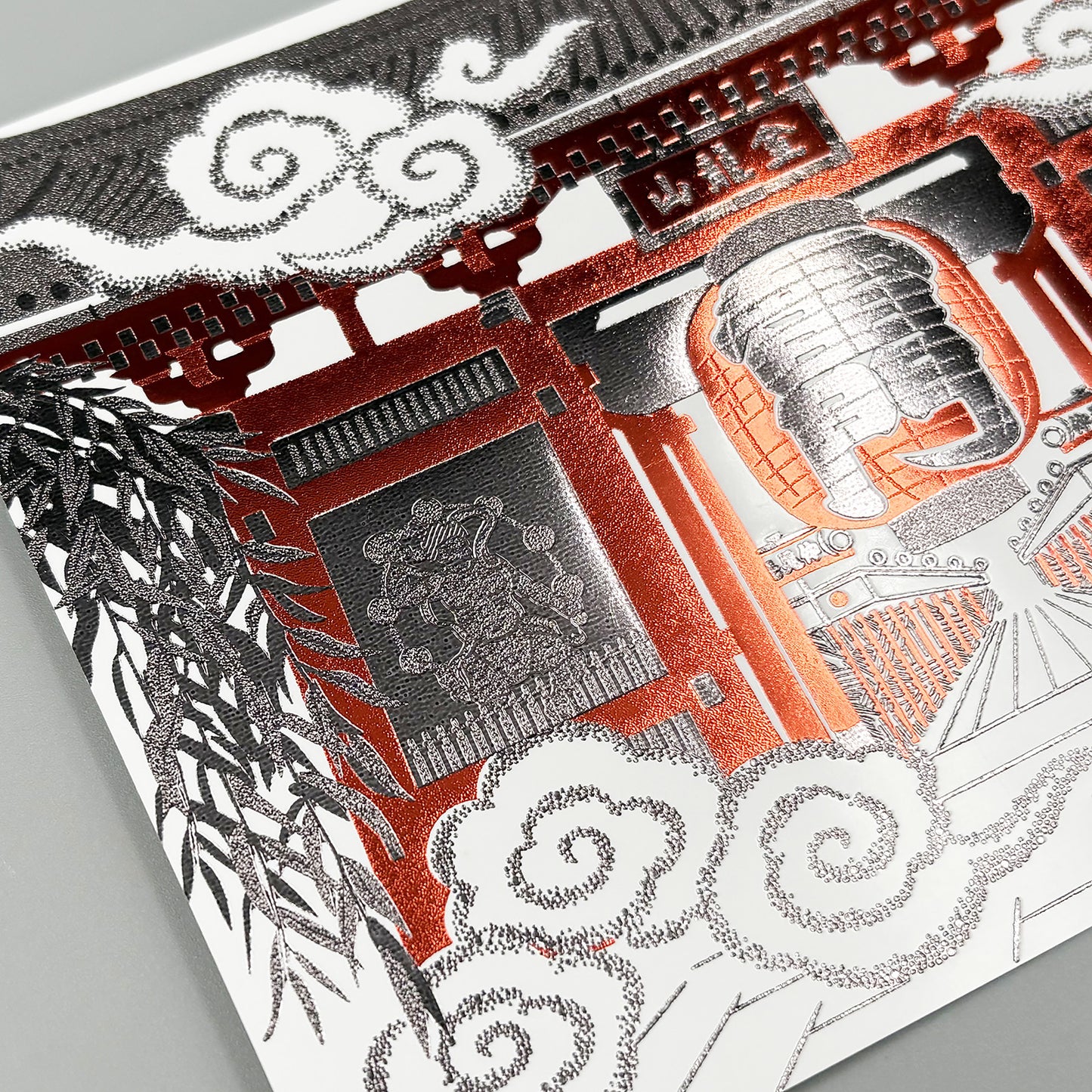 日本名所シリーズ 雷門ポストカード 「雷門」