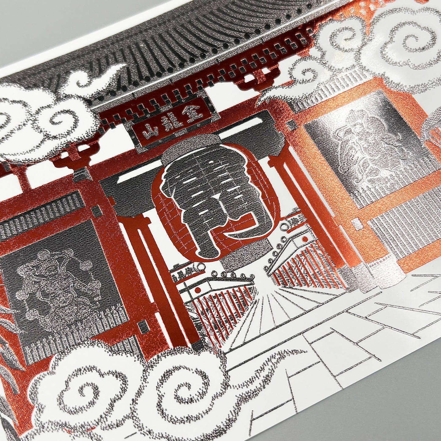 日本名所シリーズ 雷門ポストカード 「雷門」