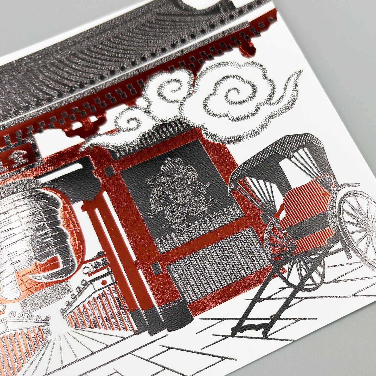 日本名所シリーズ 雷門ポストカード 「雷門」