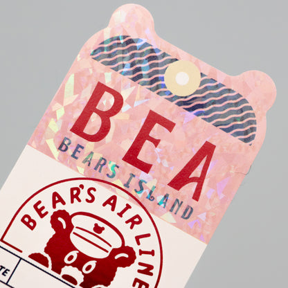 オビワン　ステッカー「BEAR'S TICKET」