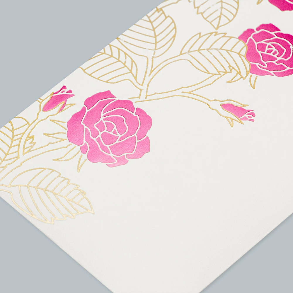 箔ぽち袋 花だより 「ばら」