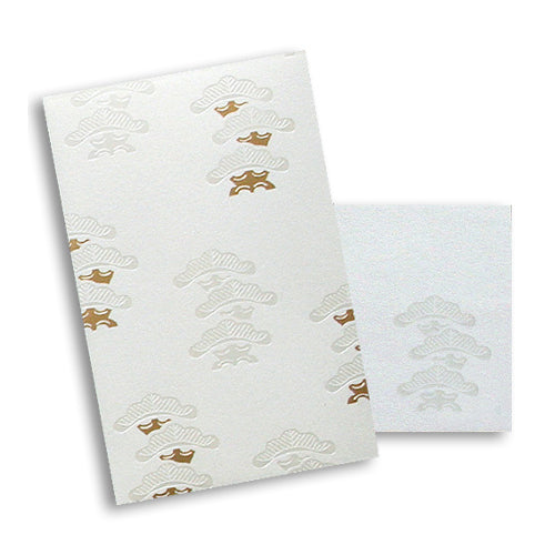 箔ぽち袋メッセージカード付き 松竹梅 「松」