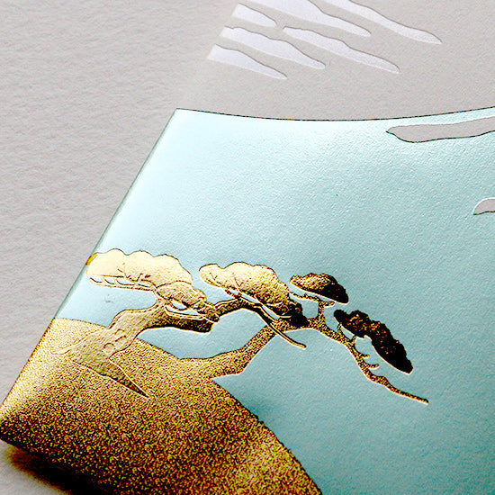 箔ぽち袋 やまかわうみ 「山」