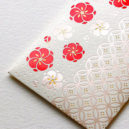 箔ぽち袋 やまとなでしこ 「梅」