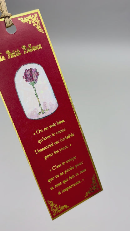 星の王子さま しおり 「バラ」