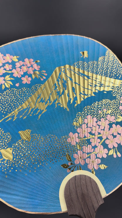 都うちわ 「富士と桜」