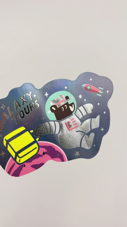 オビワン　ステッカー「GALAXY TOURS」
