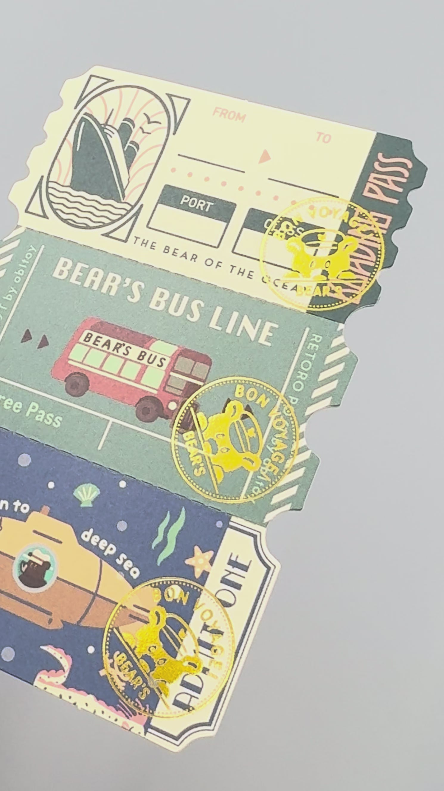 オビワン チケット風メモ 「EARTH TOURS」 – ROKKAKU