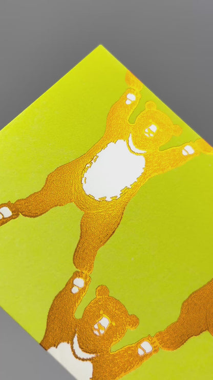 marble SUD Mini Card Set "Yodel Bear"