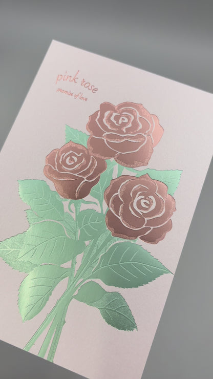 Hakuoshi Botanical ポストカード 「バラ」