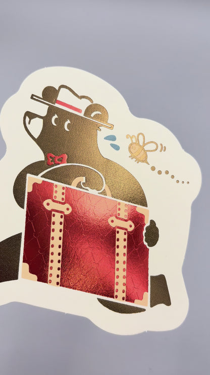 オビワン ダイカットポストカード「TRUNK TOURS」