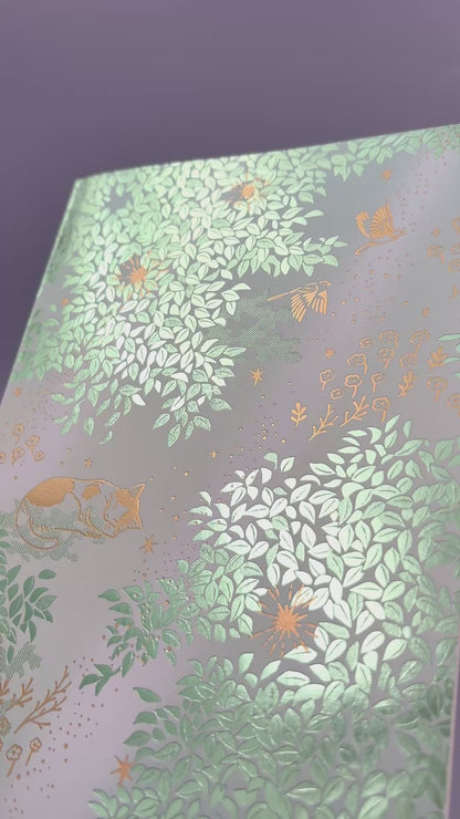 Turn everyday into a special day: B6 Notebook "Sunlit Leaves"