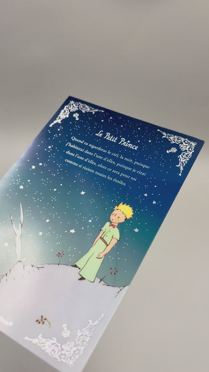 The Little Prince Clear Card "Night Sky"
