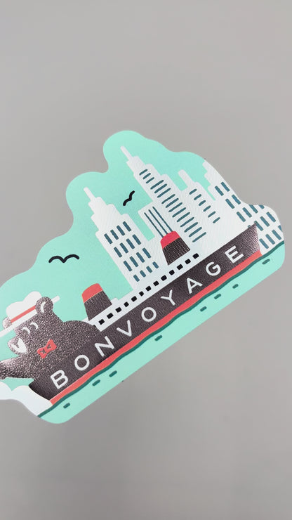 オビワン　ステッカー「SHIPS TOURS」