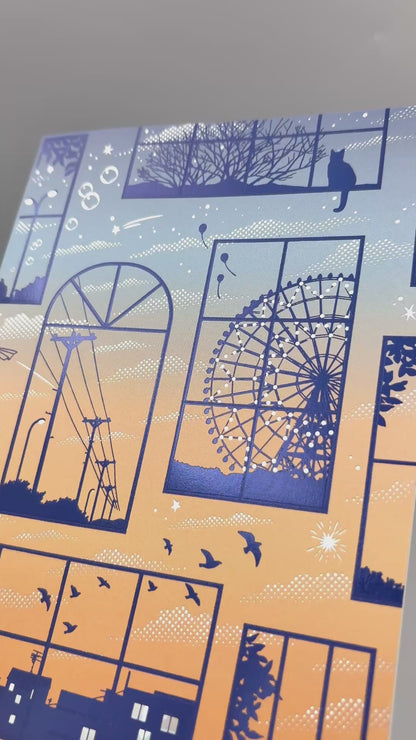 Turn everyday life into a special occasion B6 Notebook "Sunset Glow"