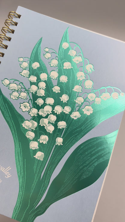 Hakuoshi Botanical B6リングノート 「スズラン」