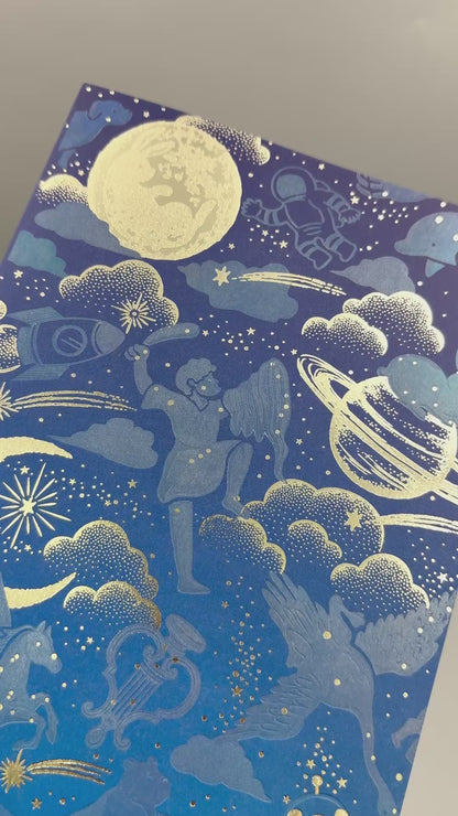 Elevate the everyday: B6 Notebook "Night Sky"