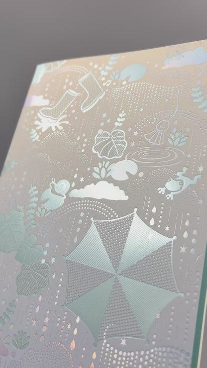 Turn the ordinary into the extraordinary with our B6 Notebook, "Rainy Day."